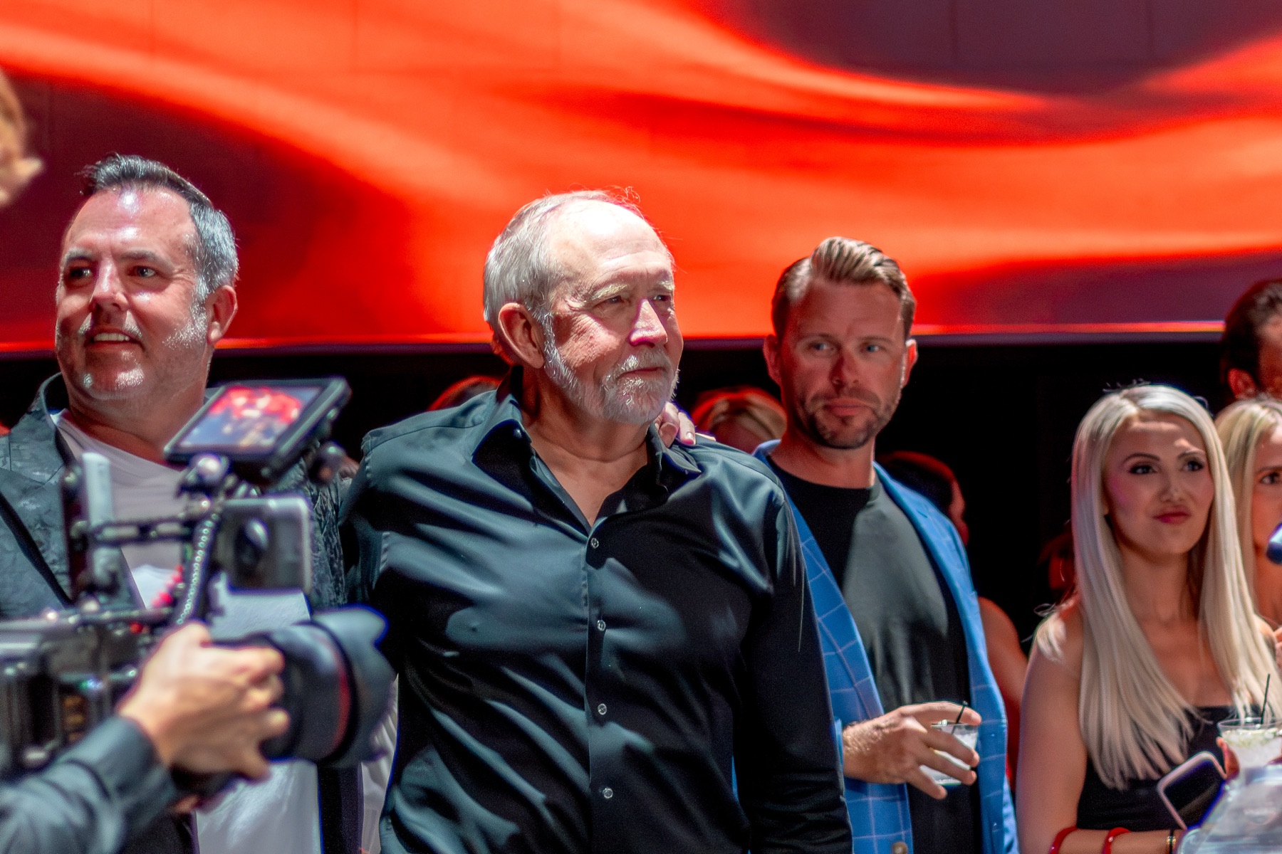 Tim DeMore watching the reveal